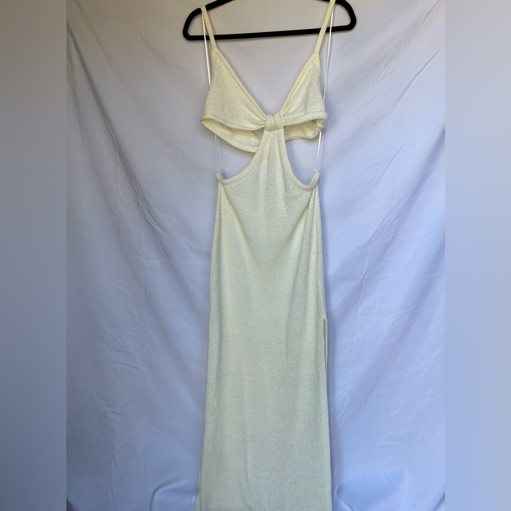 Knit Cut Maxi Dress